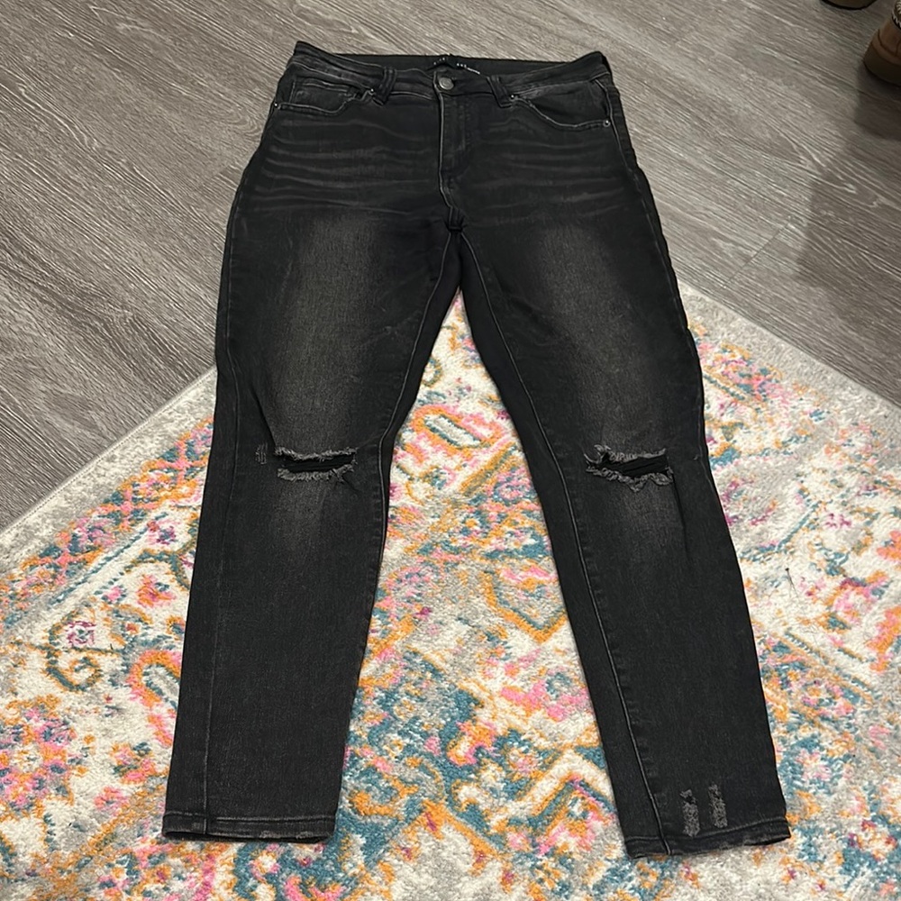 Risen black jeans
